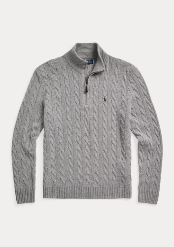 RL|QUARTER ZIP MUSTER