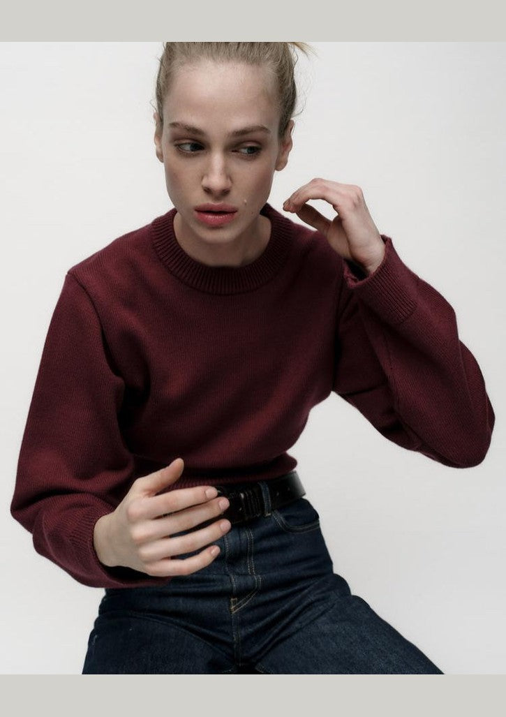 CELINE | CROPPED KNIT SWEATER