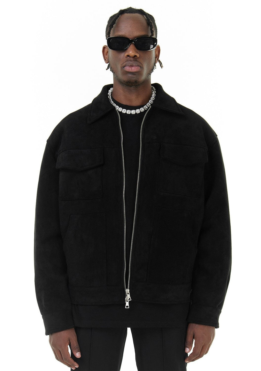 MUKHTAR | VELOUR JACKET