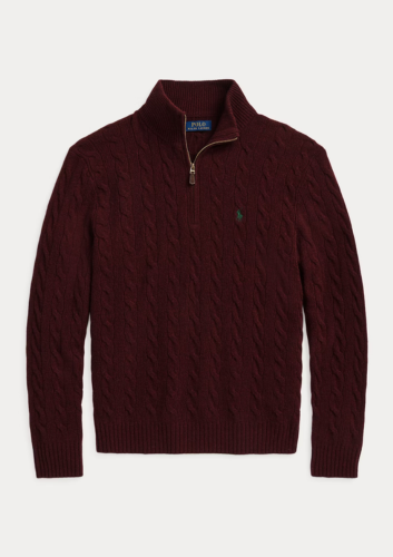 RL｜QUARTER ZIP MUSTER