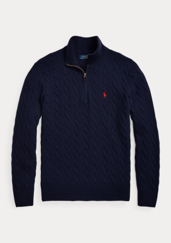 RL｜QUARTER ZIP MUSTER