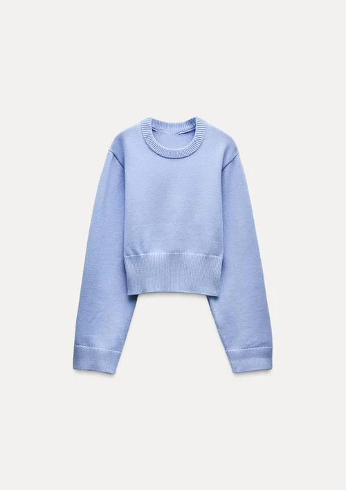 CELINE | CROPPED KNIT SWEATER